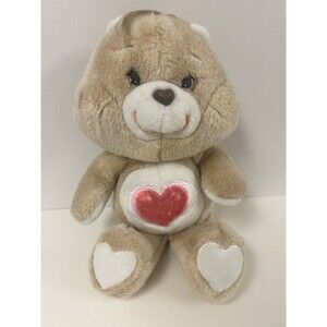 Care Bears Tenderheart 13" Plush Stuffed Toy Brown Vintage 1983 Kenner